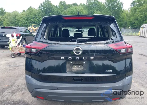 2021 Nissan Rogue S Intelligent Awd from USA, damaged, VIN 5N1AT3AB6MC732257